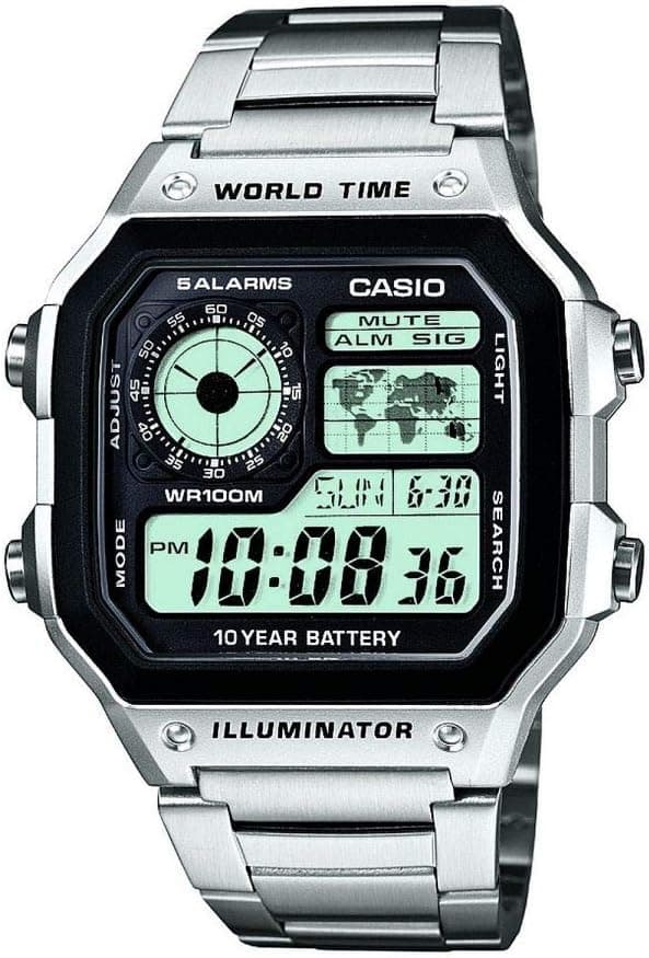 ساعت دیجیتال مردانه Casio مدل AE-1200WH ساعت دیجیتال مردانه Casio مدل AE-1200WH