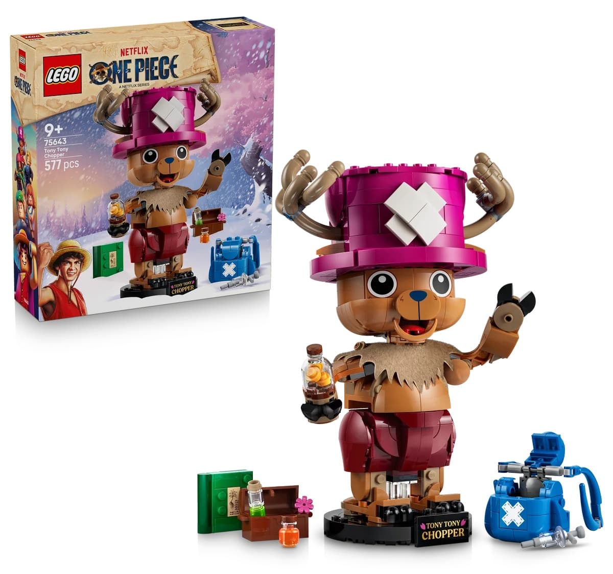 لگو ONE PIECE Tony Tony Chopper مدل 75643 با 577 قطعه لگو ONE PIECE Tony Tony Chopper مدل 75643 با 577 قطعه