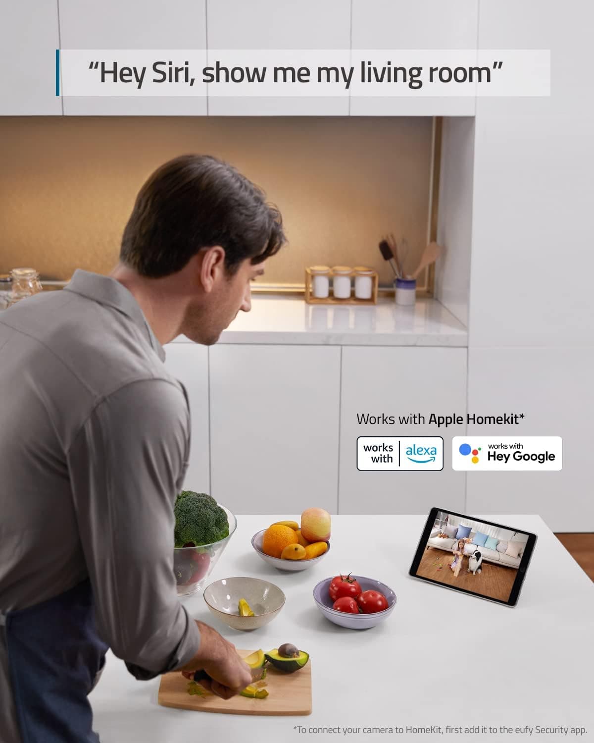 دوربین امنیتی داخلی eufy Security مدل E220 با چرخش و تشخیص افراد دوربین امنیتی داخلی eufy Security مدل E220 با چرخش و تشخیص افراد