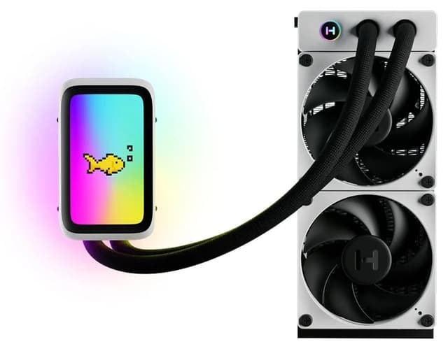 خنککننده مایع پردازنده HYTE Thicc Q60 qRGB LCD 240mm مدل FAN-HYTE-Q60-BW خنککننده مایع پردازنده HYTE Thicc Q60 qRGB LCD 240mm مدل FAN-HYTE-Q60-BW