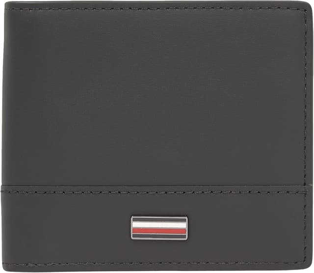 کیف پول مردانه Tommy Hilfiger مدل TH Corp Mini CC مشکی OS کیف پول مردانه Tommy Hilfiger مدل TH Corp Mini CC مشکی OS