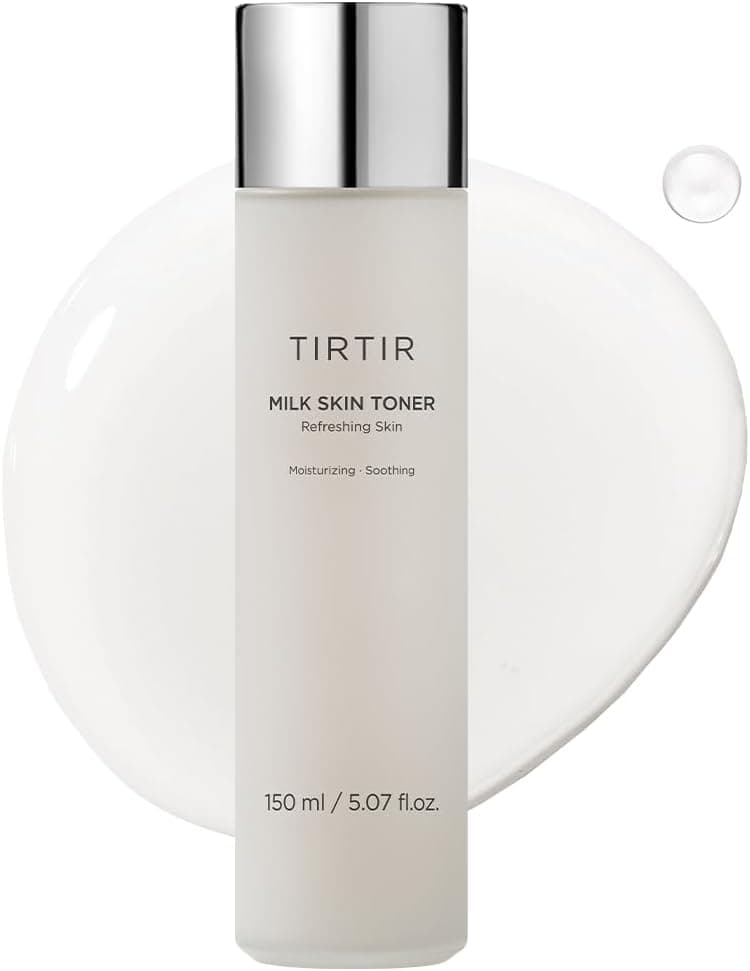 تونر صورت TIRTIR Milk Skin Rice حاوی نیاسینامید، سرامید و عصاره سبوس برنج 5.07 fl.oz. تونر صورت TIRTIR Milk Skin Rice حاوی نیاسینامید، سرامید و عصاره سبوس برنج 5.07 fl.oz.