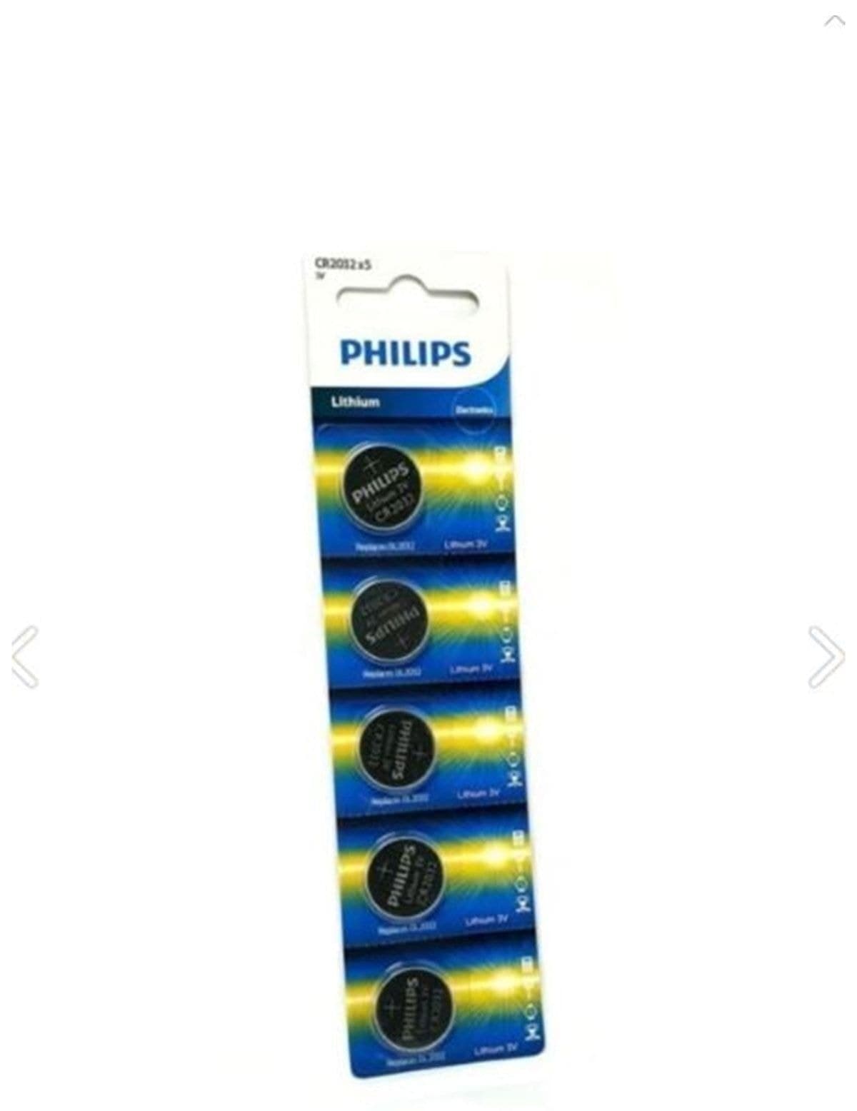 باتری لیتیومی Philips 2032 3V 5Li مدل CR2032P5 قند خون و باسکول باتری لیتیومی Philips 2032 3V 5Li مدل CR2032P5 قند خون و باسکول