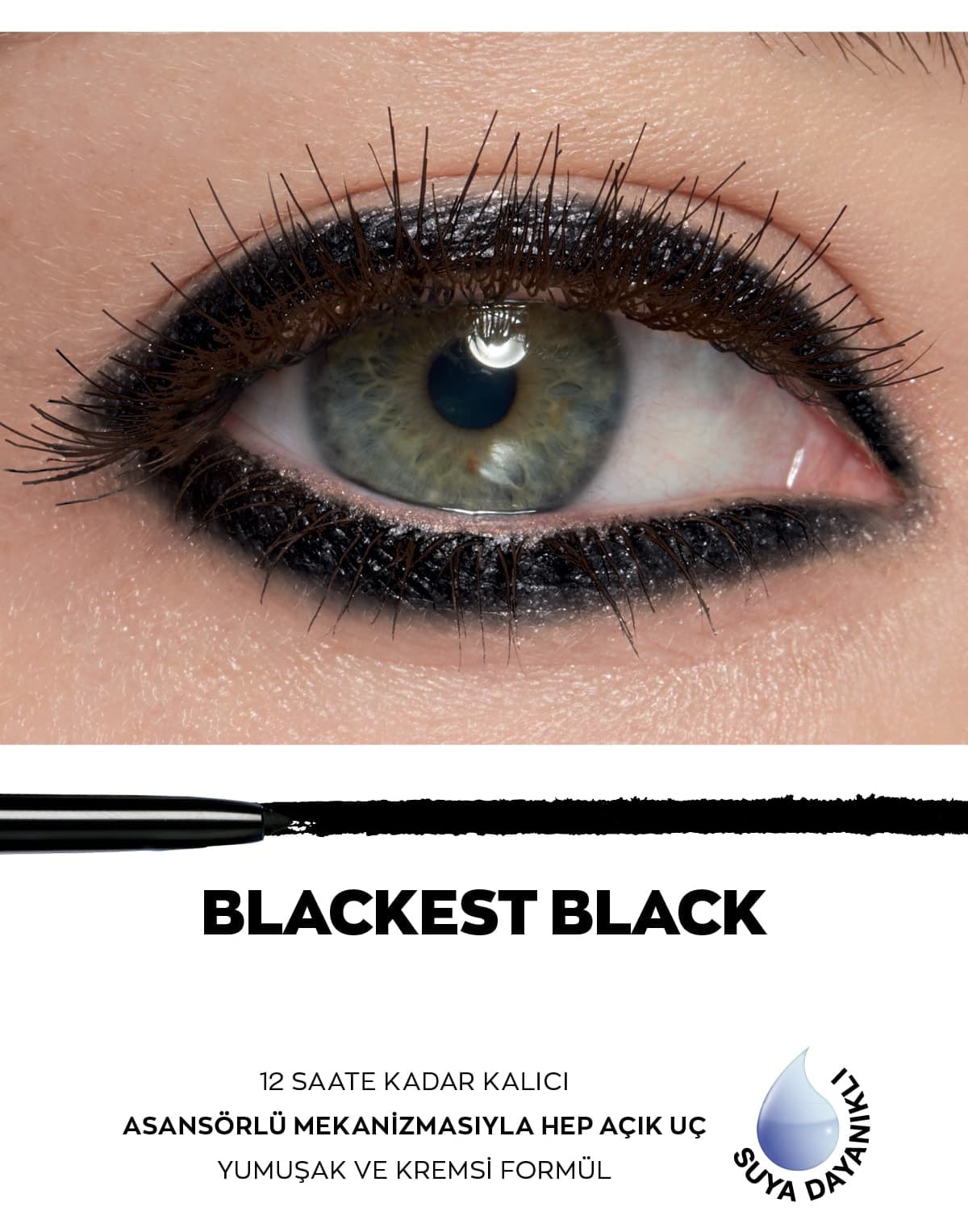 مداد چشم Avon Glimmersticks اسانسوری Blackest Black ست دوتایی مداد چشم Avon Glimmersticks اسانسوری Blackest Black ست دوتایی