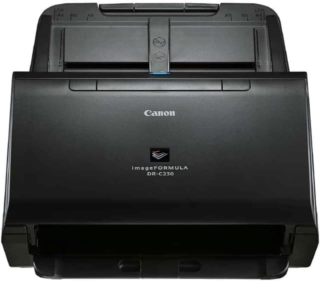 اسکنر اسناد Canon imageFORMULA با تغذیه دوطرفه، 600 DPI، اسکن رنگی و نرمافزار CaptureOnTouch و CapturePerfect، مشکی، مدل 2646C003 اسکنر اسناد Canon imageFORMULA با تغذیه دوطرفه، 600 DPI، اسکن رنگی و نرمافزار CaptureOnTouch و CapturePerfect، مشکی، مدل 2646C003