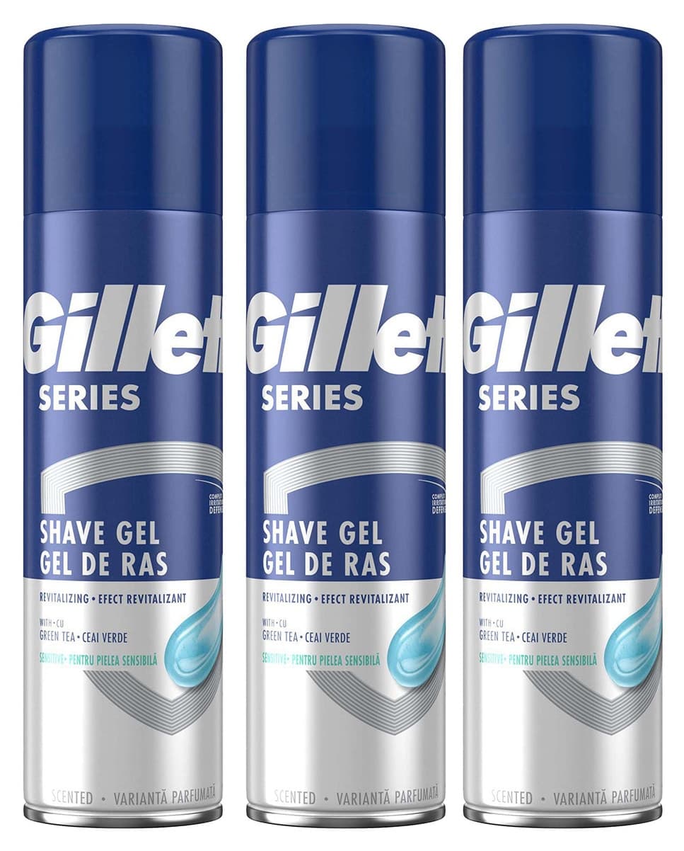 ژل تازهکننده و خنککننده Gillette 200ml x3 ژل تازهکننده و خنککننده Gillette 200ml x3