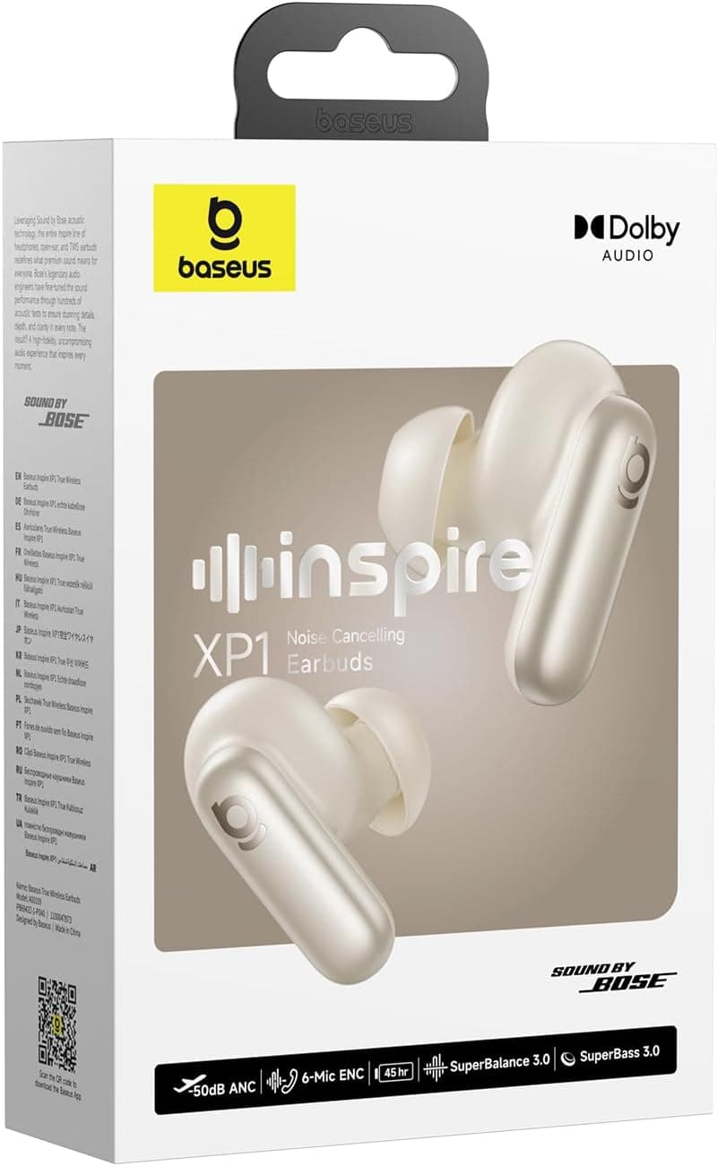 هدفون بلوتوث Baseus مجهز به ANC با فناوری صدای Bose، Dolby Audio و 6 میکروفون هدفون بلوتوث Baseus مجهز به ANC با فناوری صدای Bose، Dolby Audio و 6 میکروفون