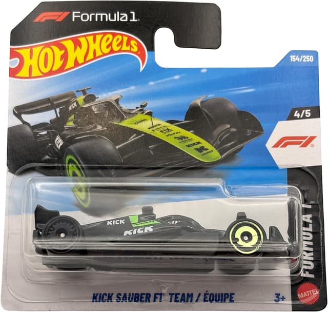 ماشین اسباببازی تکعدد Hot Wheels KICK SAUBER F1 TEAM با کارت کوتاه مدل JJK02 ماشین اسباببازی تکعدد Hot Wheels KICK SAUBER F1 TEAM با کارت کوتاه مدل JJK02