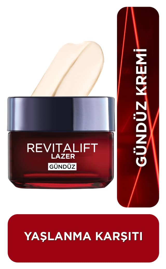 کرم مرطوبکننده روز صورت ضدپیری L'Oreal Paris Revitalift Lazer 50ml کرم مرطوبکننده روز صورت ضدپیری L'Oreal Paris Revitalift Lazer 50ml