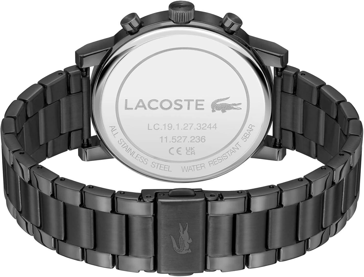 ساعت مچی مردانه Lacoste کلاسیک فولادی 43 mm مشکی مدل LAC2011451 ساعت مچی مردانه Lacoste کلاسیک فولادی 43 mm مشکی مدل LAC2011451