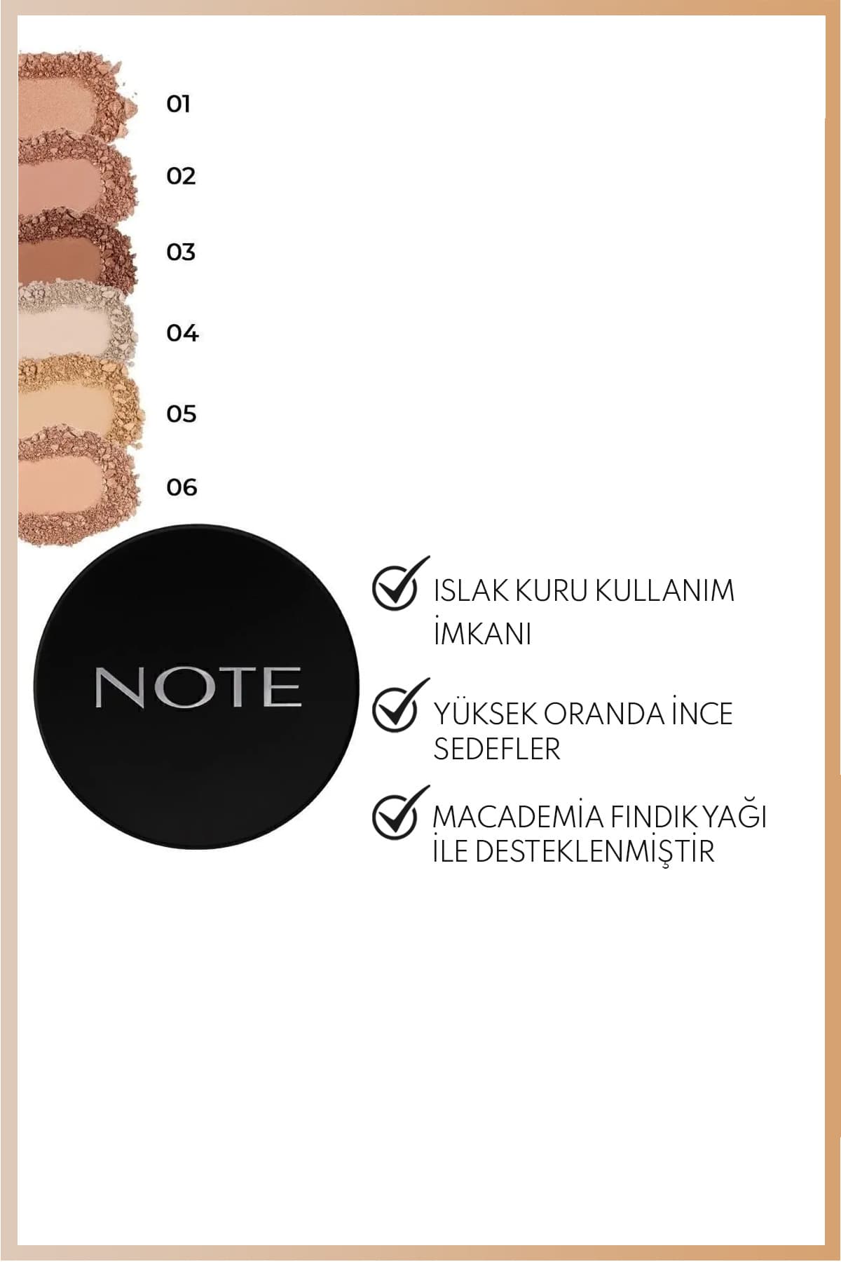 پودر صورت پختهشده Note Cosmetics مات رنگ 04 چینی عاجی پودر صورت پختهشده Note Cosmetics مات رنگ 04 چینی عاجی