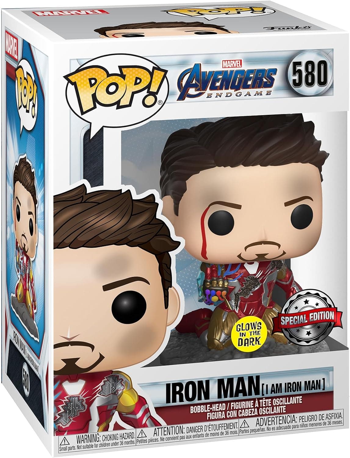 فیگور وینیل Funko Pop! Avengers Endgame Iron Man درخشان در تاریکی دلوکس فیگور وینیل Funko Pop! Avengers Endgame Iron Man درخشان در تاریکی دلوکس