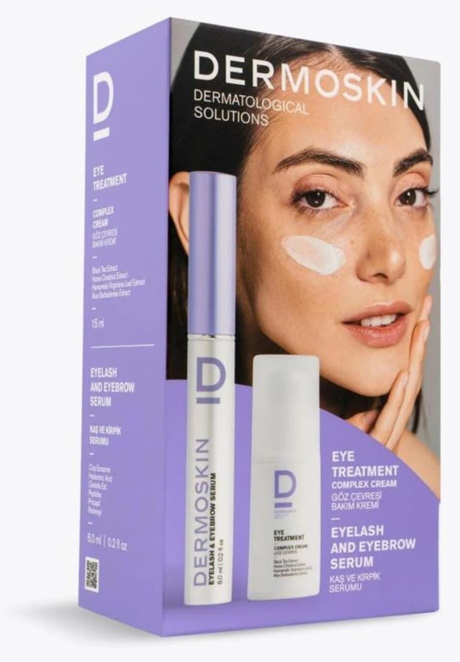 کرم تقویت مژه و ابرو و مراقبت دور چشم Dermoskin بسته صرفهجویی کرم تقویت مژه و ابرو و مراقبت دور چشم Dermoskin بسته صرفهجویی