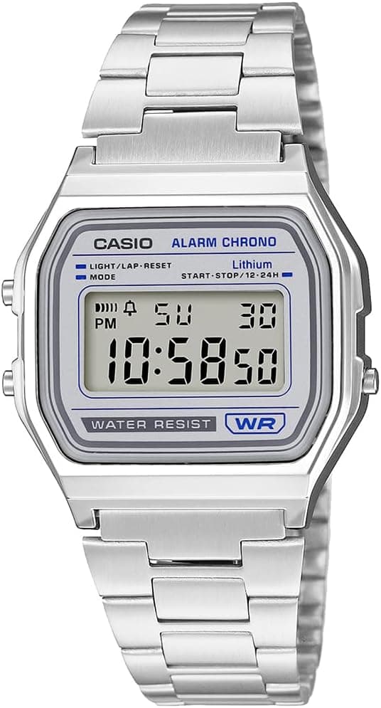 ساعت مچی Casio یونیسکس دیجیتال رترو خاکستری مدل A158WEA-7DF ساعت مچی Casio یونیسکس دیجیتال رترو خاکستری مدل A158WEA-7DF