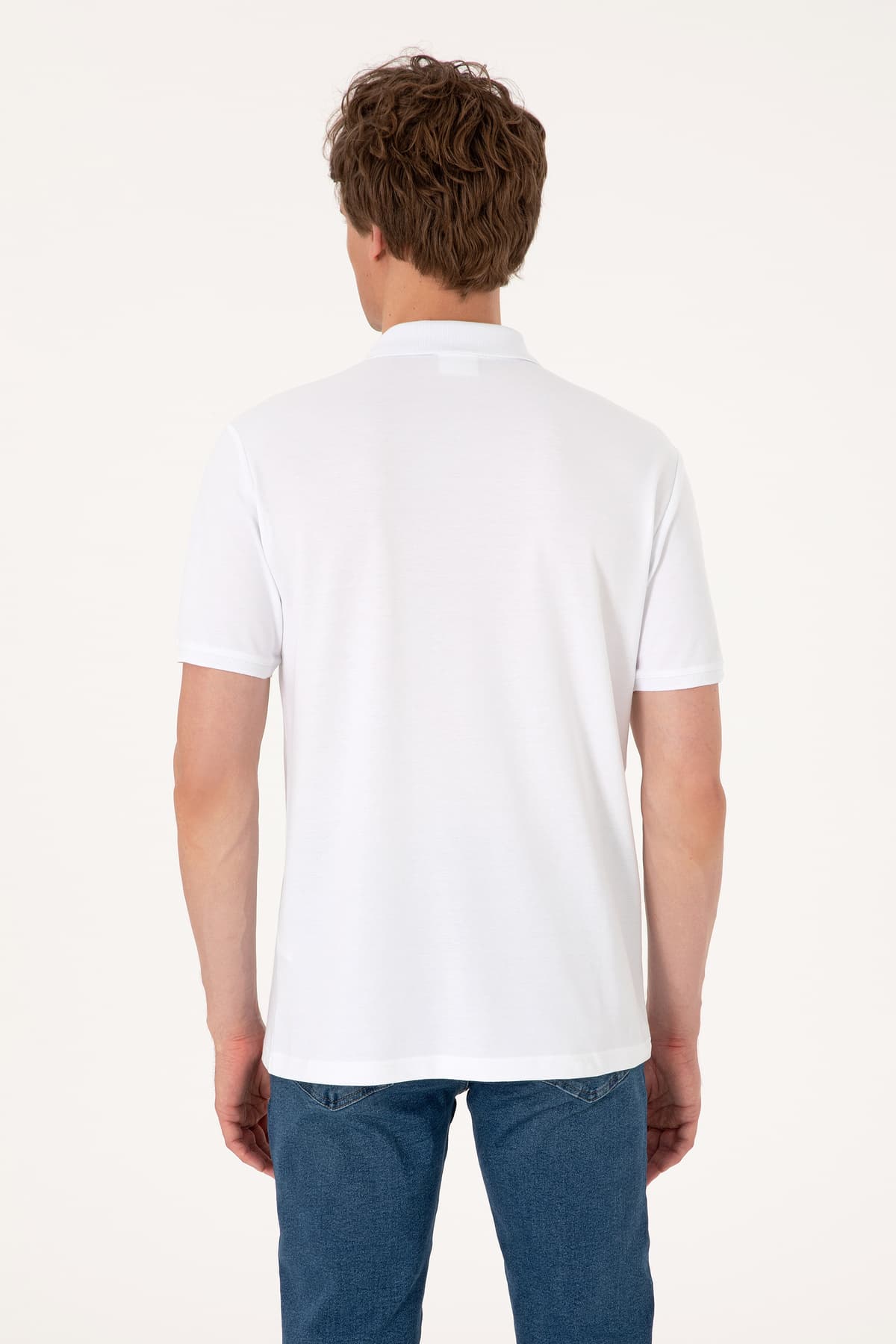 تیشرت مردانه U.S. Polo Assn. یقه پولو فیت معمولی سفید مدل 50306812-VR036 تیشرت مردانه U.S. Polo Assn. یقه پولو فیت معمولی سفید مدل 50306812-VR036