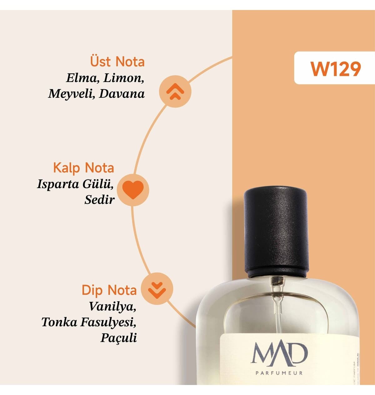عطر مردانه Mad Parfüm Selective مدل W129 100 ml عطر مردانه Mad Parfüm Selective مدل W129 100 ml
