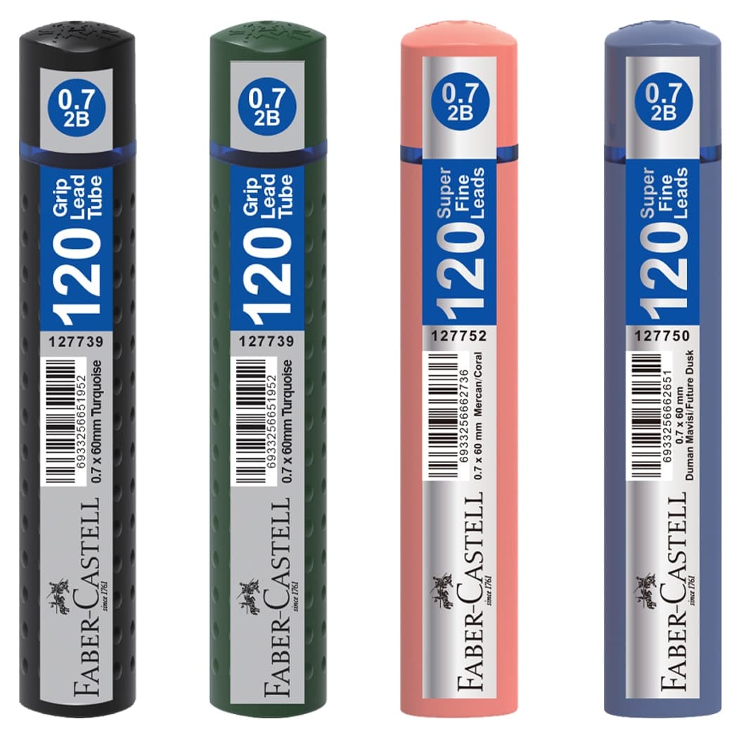 نوک اتود Faber Castell Grip سایز 0,7، 4 بسته 120تایی نوک اتود Faber Castell Grip سایز 0,7، 4 بسته 120تایی
