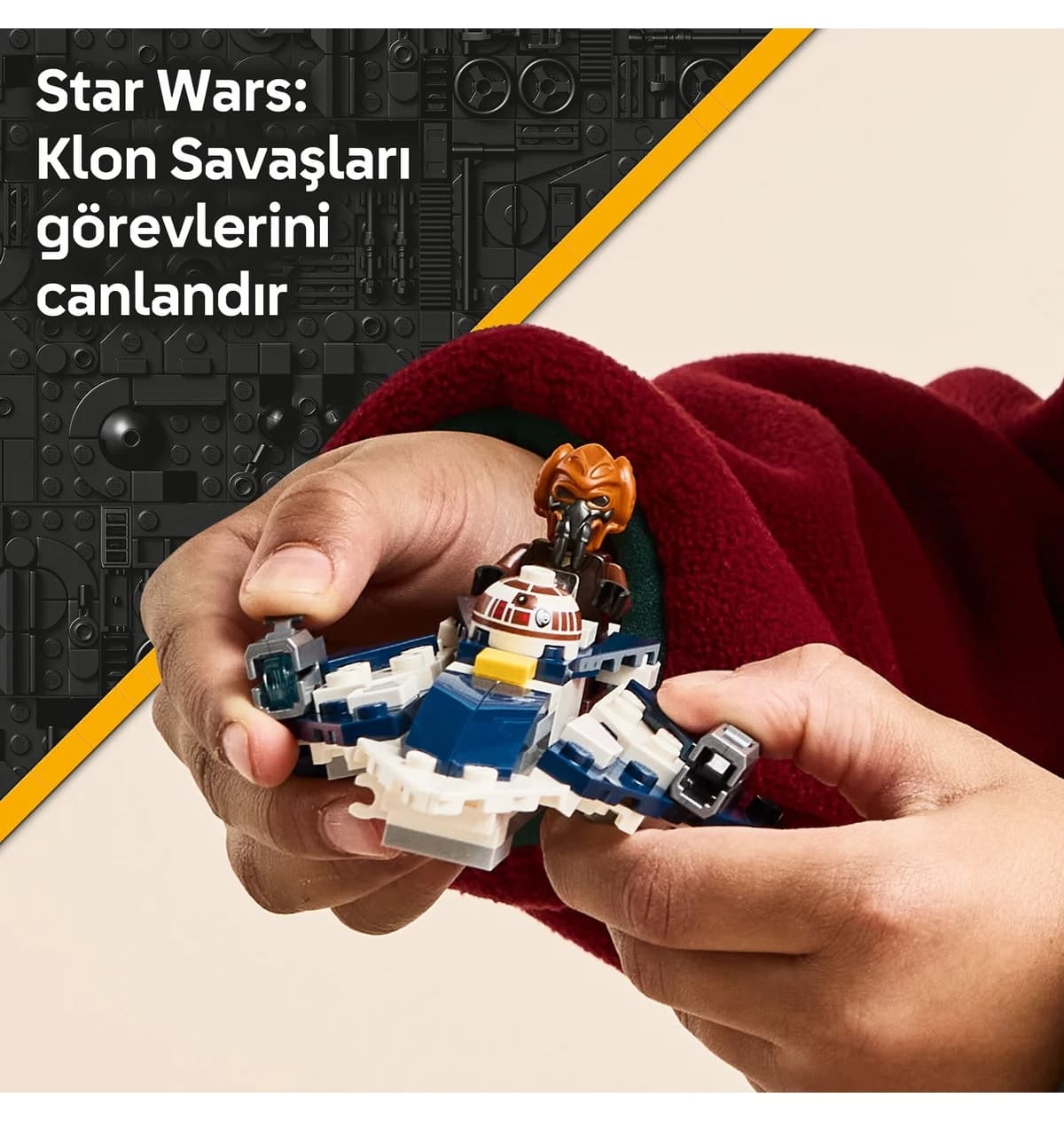 لگو Star Wars جنگنده میکرو Plo Koon's Jedi Starfighter 75400 لگو Star Wars جنگنده میکرو Plo Koon's Jedi Starfighter 75400
