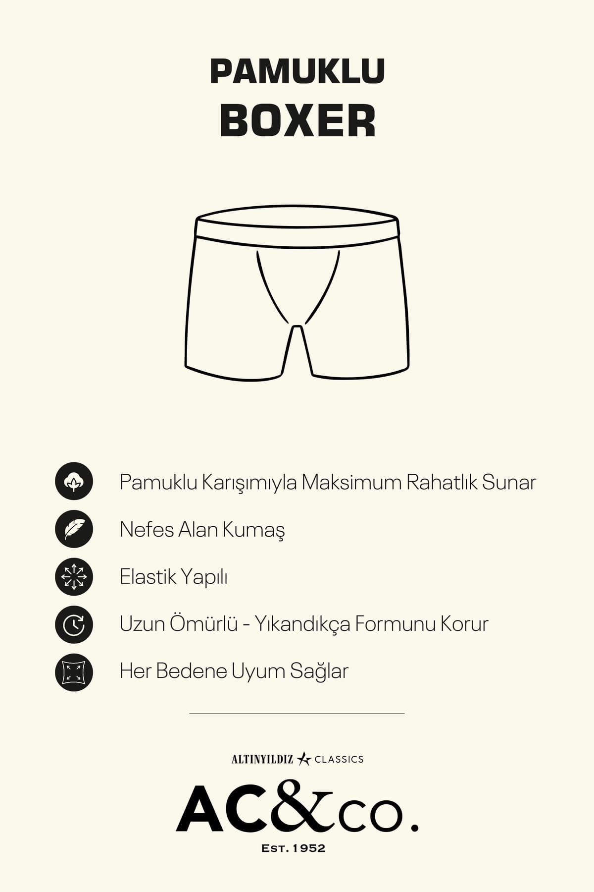پک 3 تایی شورت باکسر مردانه AC&Co / Altınyıldız Classics نخی کشی مشکی-آنتراسیت ست دامادی پک 3 تایی شورت باکسر مردانه AC&Co / Altınyıldız Classics نخی کشی مشکی-آنتراسیت ست دامادی