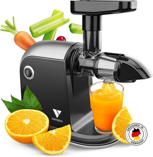 آبمیوهگیری آهسته Vandenberg مدل The Original با توان 150 W و قابلیت معکوس آبمیوهگیری آهسته Vandenberg مدل The Original با توان 150 W و قابلیت معکوس