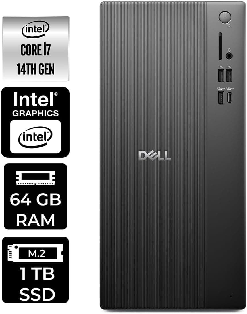 کامپیوتر رومیزی Dell Ect1250 i7 14700 رم 64GB 1TB SSD Win11 Pro مدل Rplsr007Up354 کامپیوتر رومیزی Dell Ect1250 i7 14700 رم 64GB 1TB SSD Win11 Pro مدل Rplsr007Up354