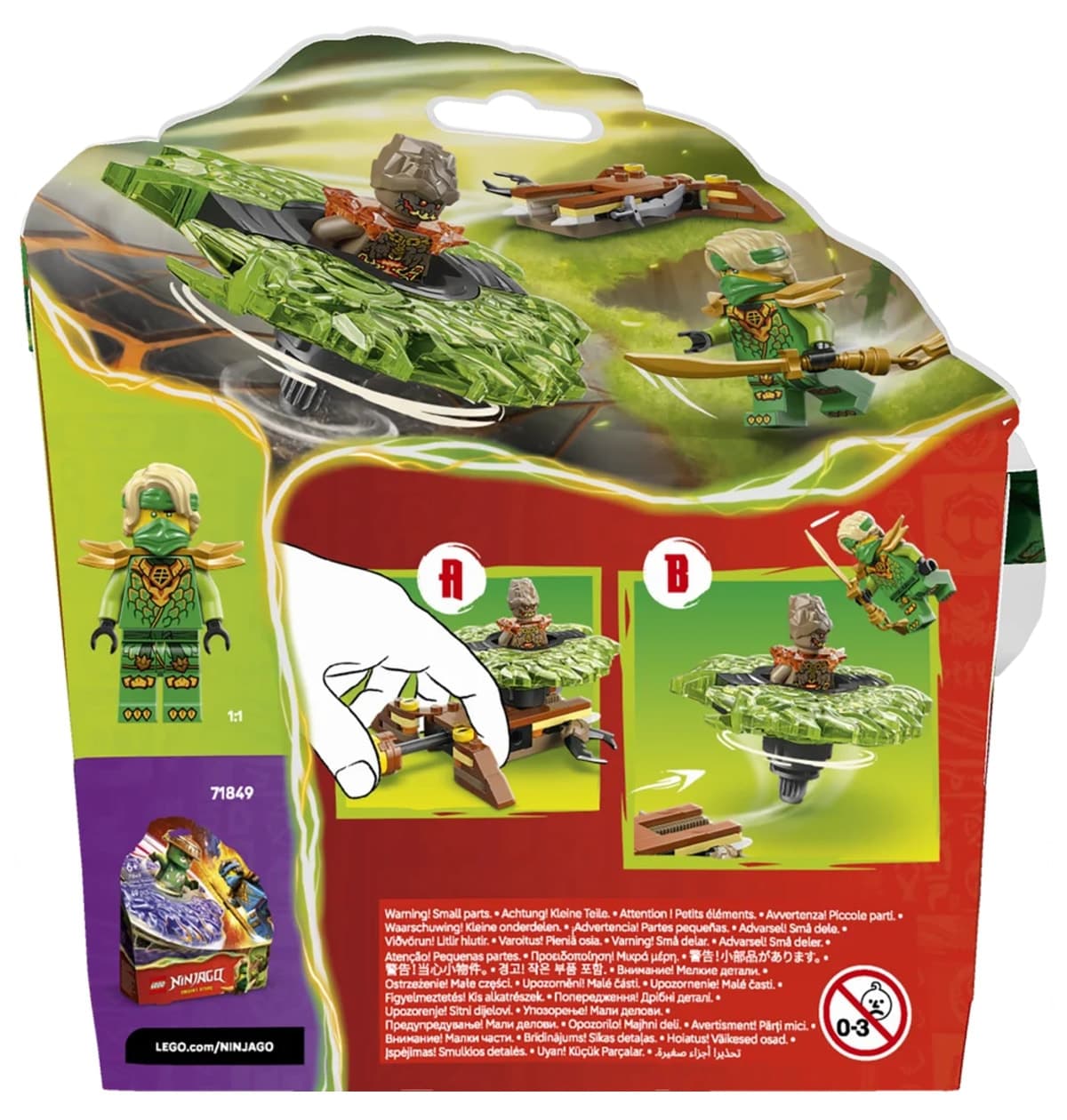 لگو NINJAGO کودکان لوید در برابر هیولای خاک مدل 71850 52 قطعه لگو NINJAGO کودکان لوید در برابر هیولای خاک مدل 71850 52 قطعه
