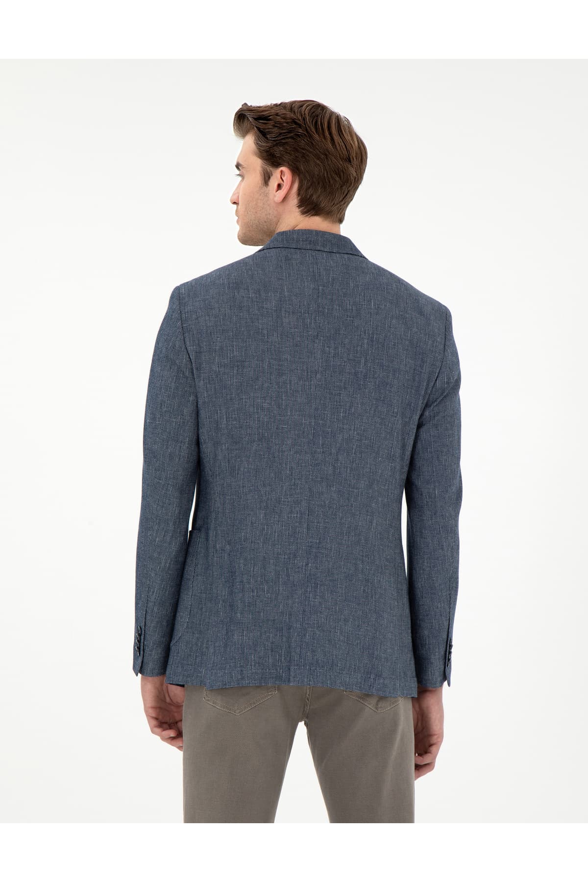 کت سرمهای Pierre Cardin با پارچه ترکیبی کتان فیت فوقالعاده جذب مدل 50302432-VR033 کت سرمهای Pierre Cardin با پارچه ترکیبی کتان فیت فوقالعاده جذب مدل 50302432-VR033