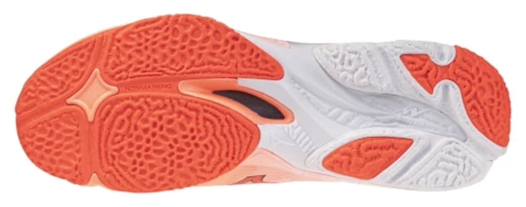 کفش والیبال مردانه Mizuno Wave Lightning Elite MID نارنجی سفید کفش والیبال مردانه Mizuno Wave Lightning Elite MID نارنجی سفید