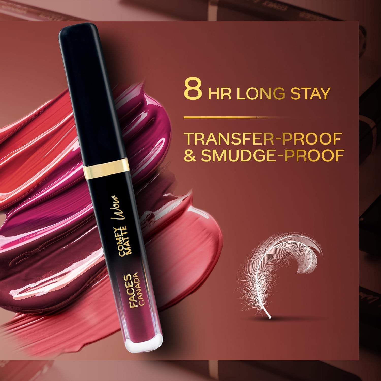 رژ لب مایع مات FACESCANADA رنگ Plum Passion 04، 3.8ml رژ لب مایع مات FACESCANADA رنگ Plum Passion 04، 3.8ml
