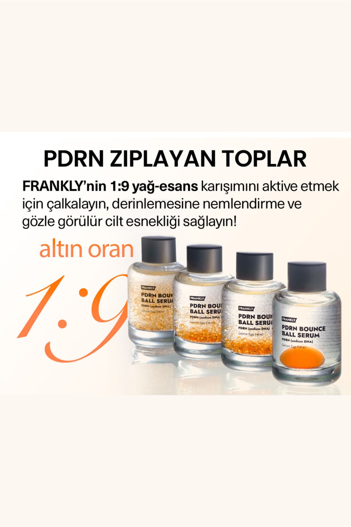 سرم اسنس دو فازی FRANKLY حاوی PDRN کمککننده به جوانسازی پوست مدل PDRN Bounce Ball Serum 30 mL سرم اسنس دو فازی FRANKLY حاوی PDRN کمککننده به جوانسازی پوست مدل PDRN Bounce Ball Serum 30 mL