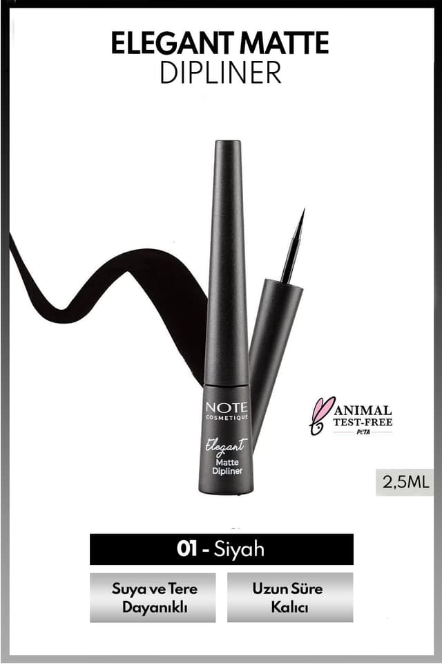 خط چشم Note Cosmetics Dipliner مَت ضد آب مدل 01 مشکی زغالی خط چشم Note Cosmetics Dipliner مَت ضد آب مدل 01 مشکی زغالی