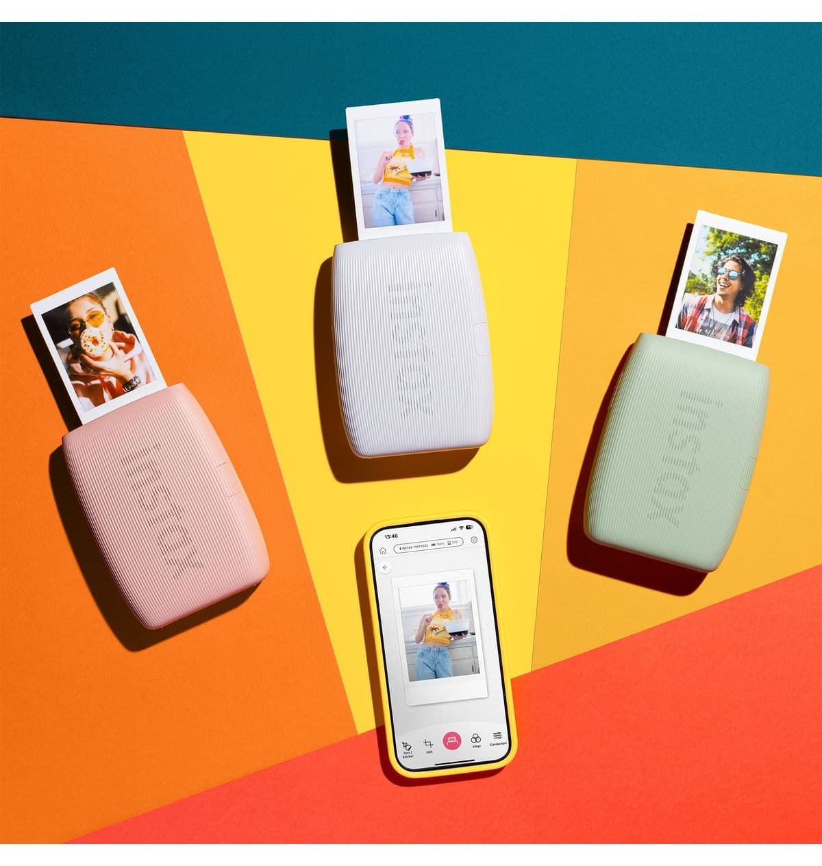 چاپگر هوشمند موبایل Fujifilm صورتی Instax Mini Link 3 چاپگر هوشمند موبایل Fujifilm صورتی Instax Mini Link 3