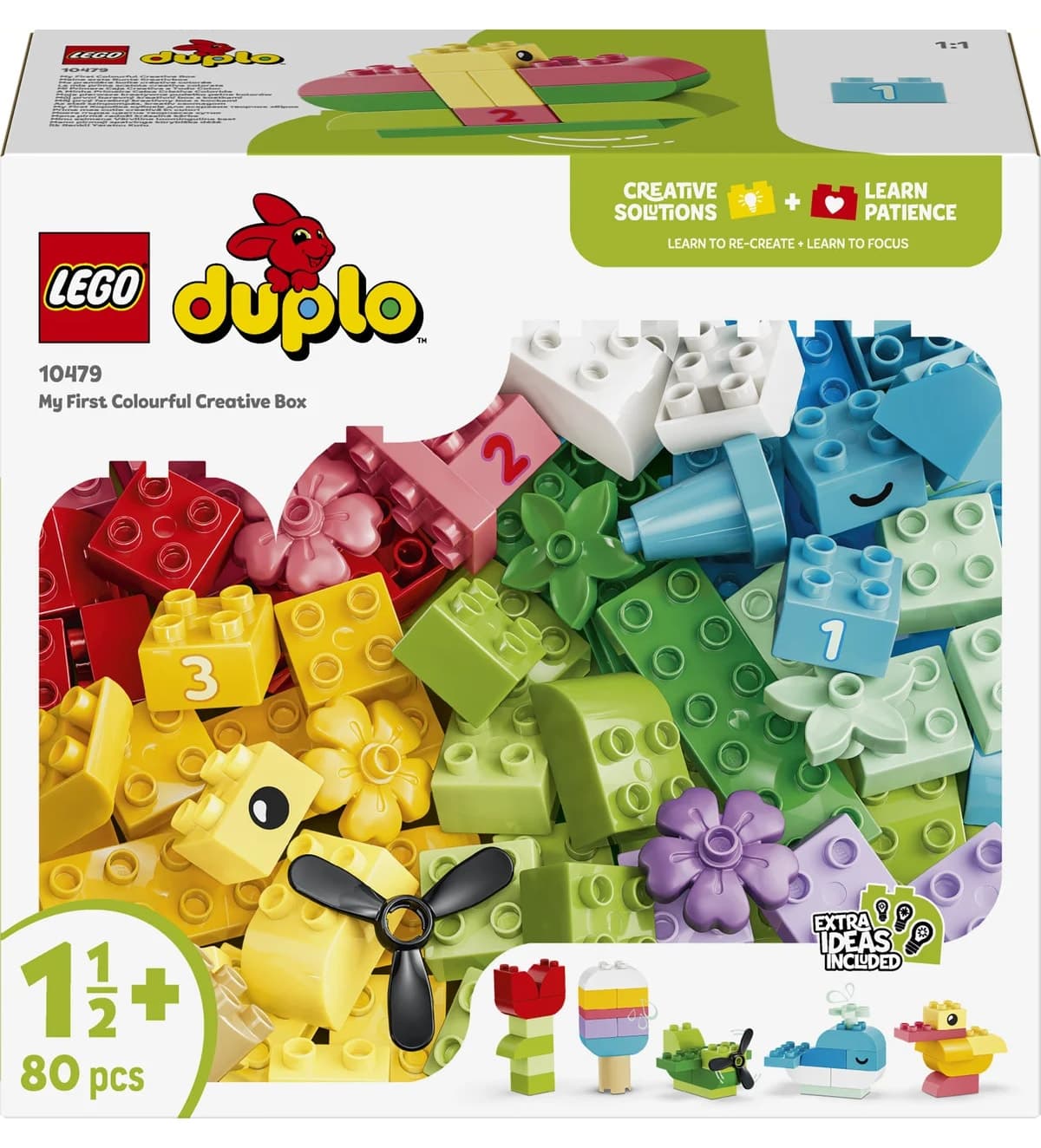 لگو DUPLO Classic جعبه خلاقانه رنگی 80 قطعه مدل 10479 لگو DUPLO Classic جعبه خلاقانه رنگی 80 قطعه مدل 10479