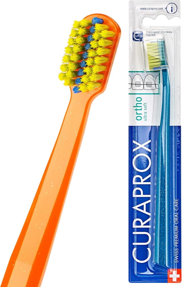 مسواک دستی CURAPROX فوق نرم مخصوص ارتودنسی مدل CS 5460 Ortho رنگ تصادفی مسواک دستی CURAPROX فوق نرم مخصوص ارتودنسی مدل CS 5460 Ortho رنگ تصادفی