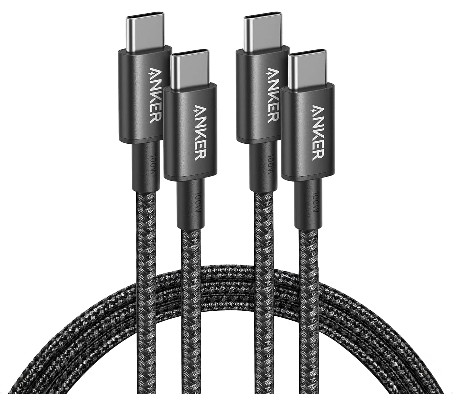 کابل Anker یو اس بی-سی به یو اس بی-سی شارژ سریع 100W مشکی 1.8m 2-Pack کابل Anker یو اس بی-سی به یو اس بی-سی شارژ سریع 100W مشکی 1.8m 2-Pack