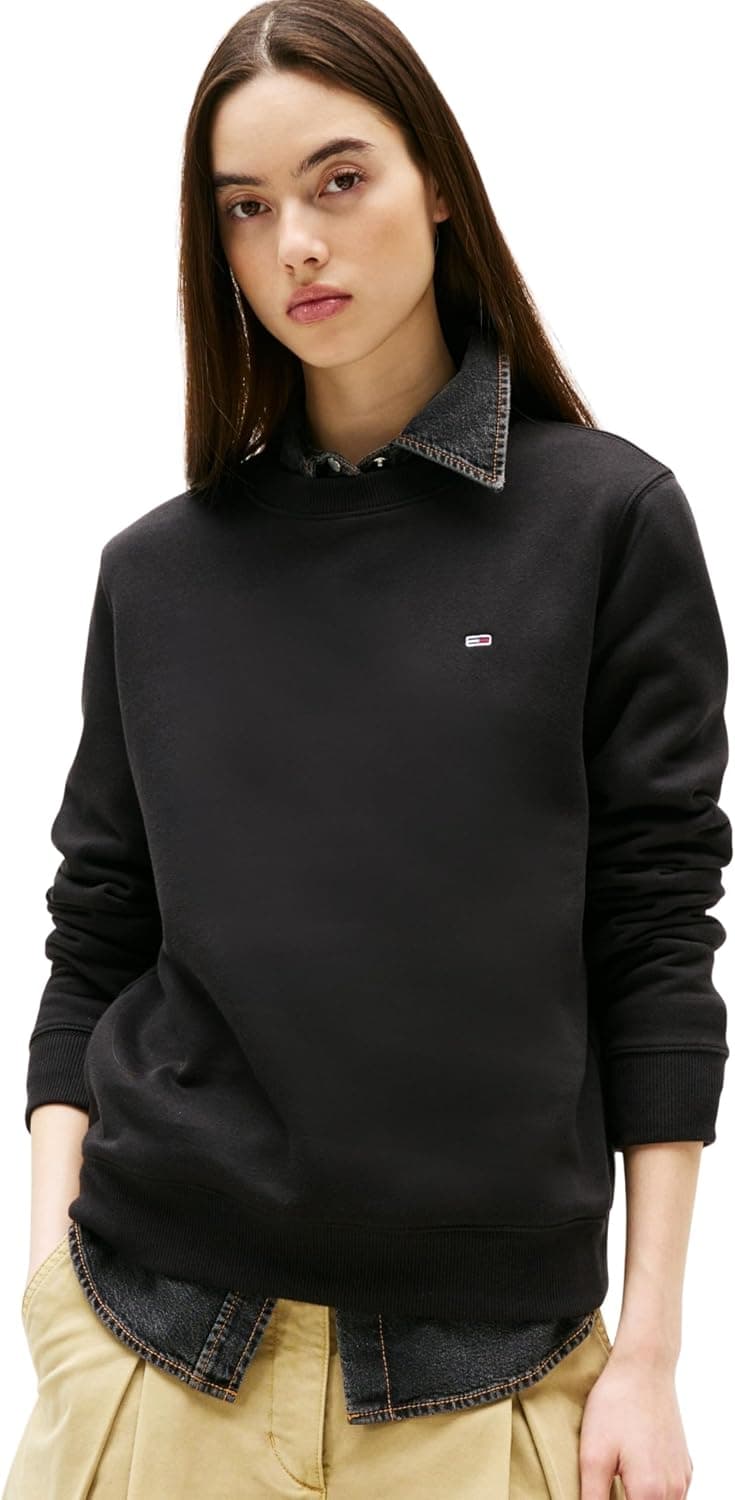 سویشرت زنانه Tommy Jeans مدل TJW REG S FLAG CREW سویشرت زنانه Tommy Jeans مدل TJW REG S FLAG CREW
