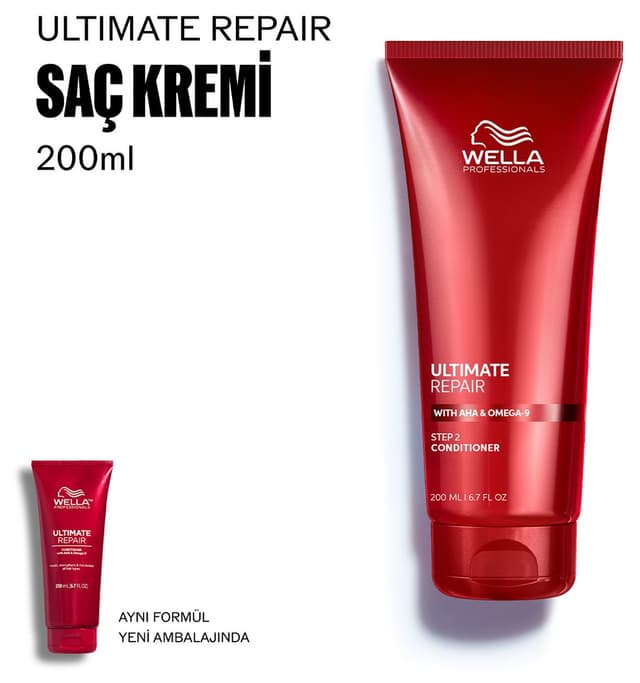 نرمکننده موی عمیقاً مغذی برای موهای آسیبدیده Wella Professionals مدل Ultimate Repair 200 ML نرمکننده موی عمیقاً مغذی برای موهای آسیبدیده Wella Professionals مدل Ultimate Repair 200 ML