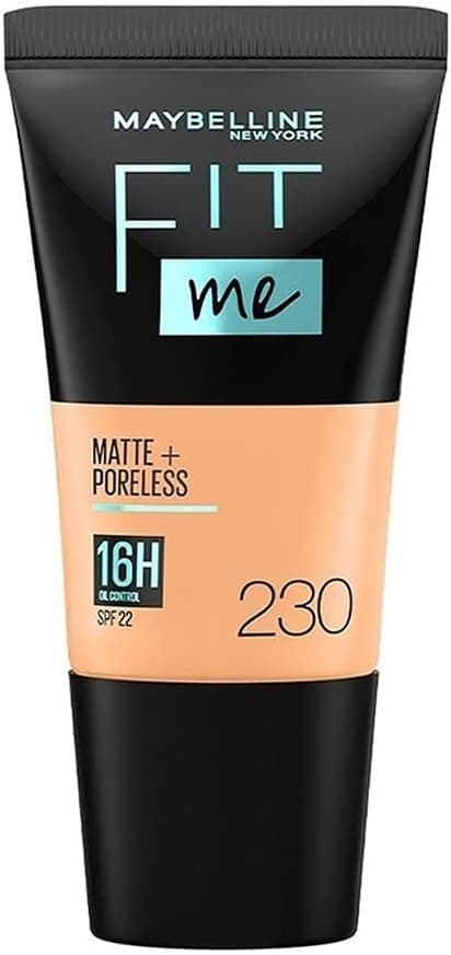 کرم پودر مایع Maybelline مدل Fit Me Matte+Poreless رنگ 230 Natural Buff حجم 18ml کرم پودر مایع Maybelline مدل Fit Me Matte+Poreless رنگ 230 Natural Buff حجم 18ml