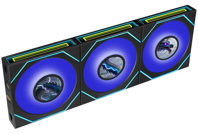 فن کیس Lian Li UNI FAN Reverse SL INF LCD FLEX مشکی 3x120mm مدل G9F.12RSLIND1F3B.00 فن کیس Lian Li UNI FAN Reverse SL INF LCD FLEX مشکی 3x120mm مدل G9F.12RSLIND1F3B.00