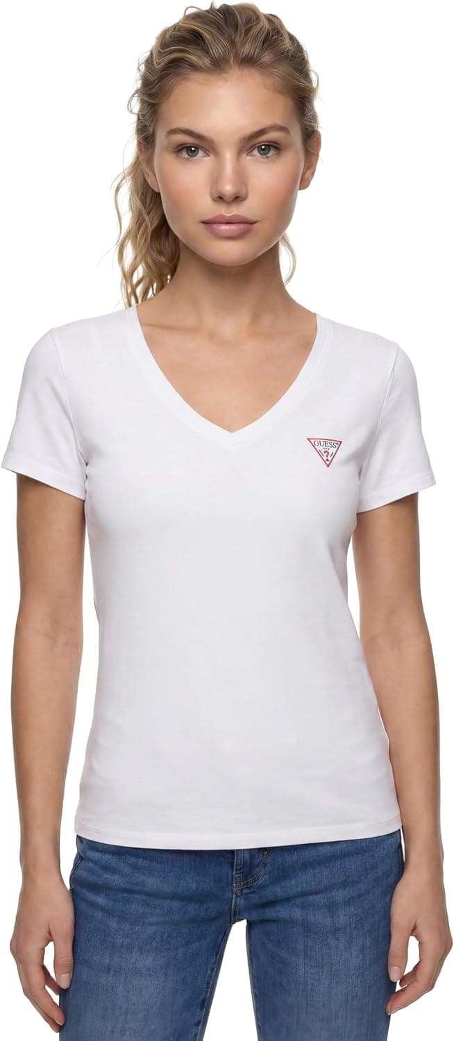 تیشرت زنانه GUESS Mini Triangle فیت اسلیم مدل 5003048500 تیشرت زنانه GUESS Mini Triangle فیت اسلیم مدل 5003048500