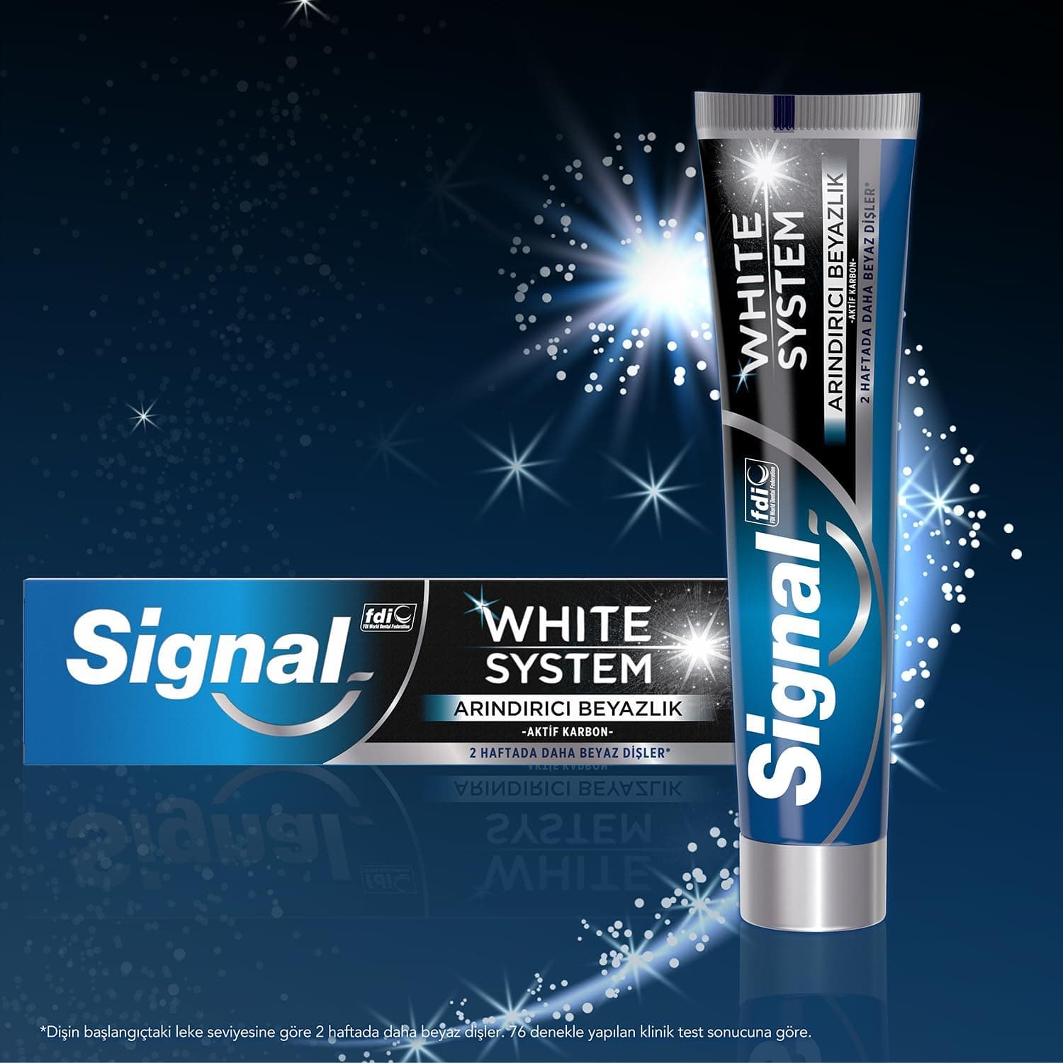 خمیردندان سفیدکننده Signal White System با کربن فعال 75 ml خمیردندان سفیدکننده Signal White System با کربن فعال 75 ml