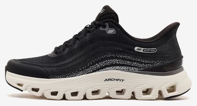 کفش ورزشی مردانه Skechers ARCH FIT GLIDE-STEP WAVE مشکی مدل 233194 BLK کفش ورزشی مردانه Skechers ARCH FIT GLIDE-STEP WAVE مشکی مدل 233194 BLK
