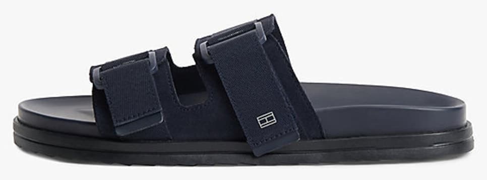 صندل مردانه Tommy Hilfiger جیری ترکیبی سگکدار مدل TH صندل مردانه Tommy Hilfiger جیری ترکیبی سگکدار مدل TH