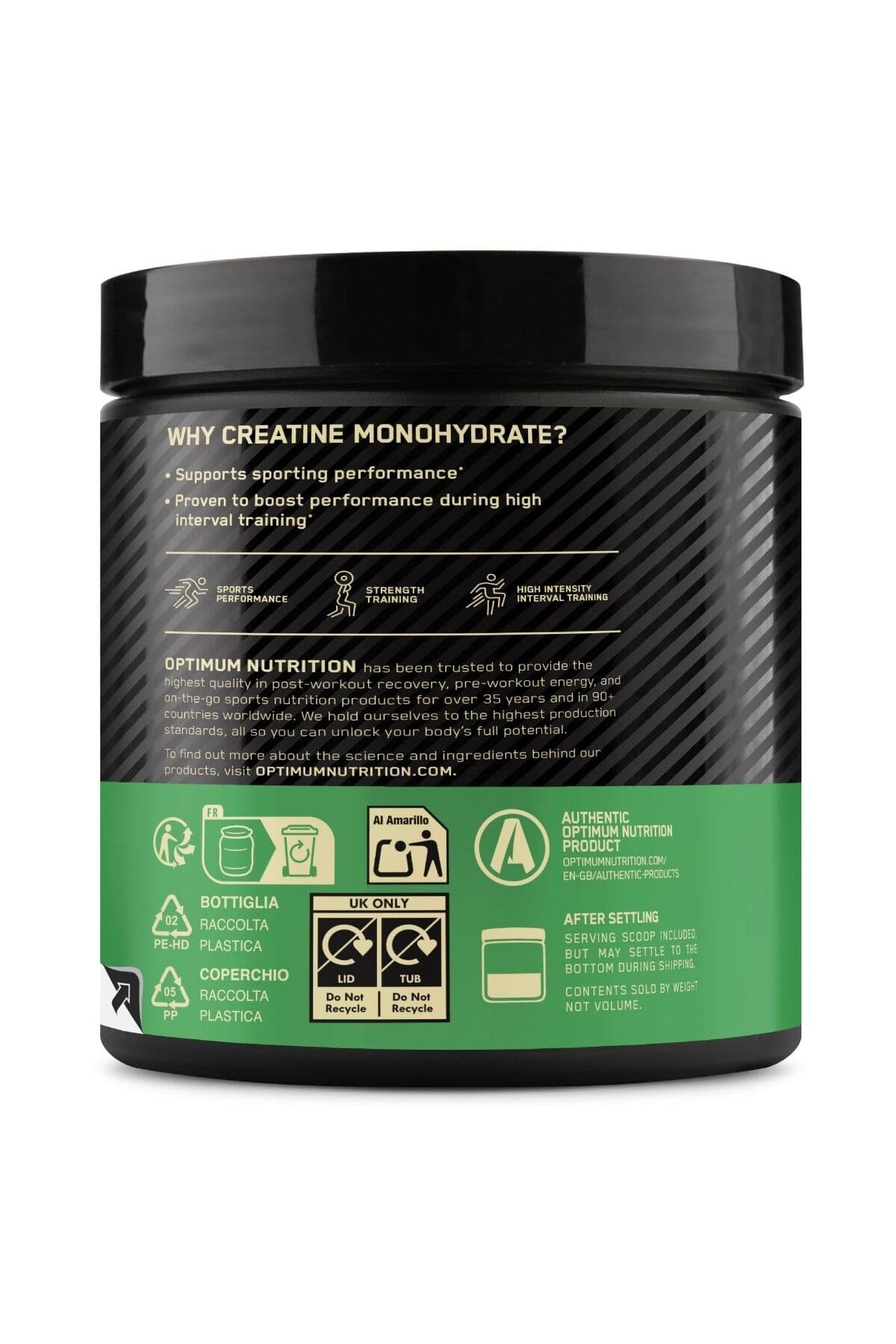 کراتین مونوهیدرات بدون طعم Optimum Nutrition 187 g با 55 سروینگ کراتین مونوهیدرات بدون طعم Optimum Nutrition 187 g با 55 سروینگ