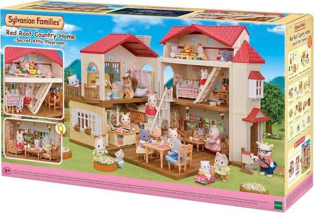 خانه عروسکی Sylvanian Families مدل 5716 با اتاق زیرشیروانی خانه عروسکی Sylvanian Families مدل 5716 با اتاق زیرشیروانی