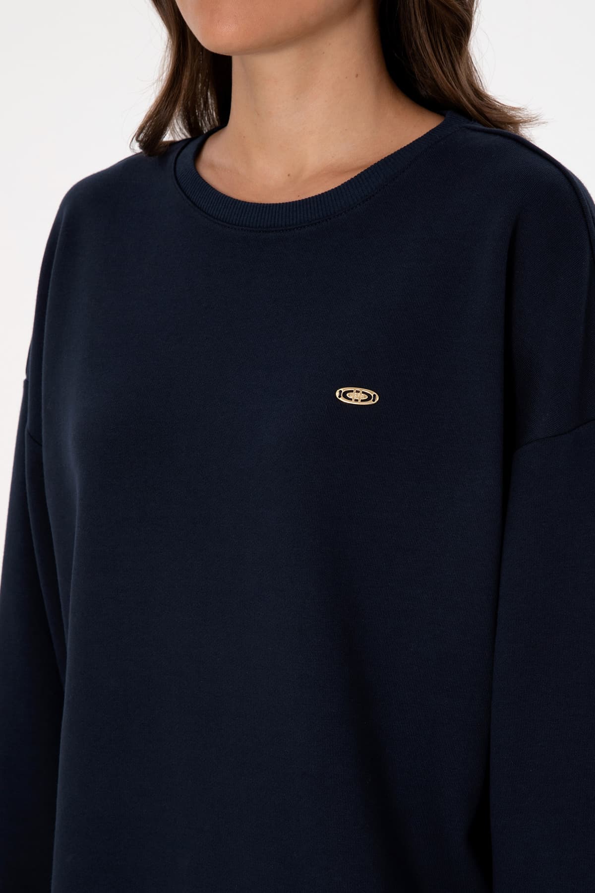 سویشرت زنانه U.S. Polo Assn. سرمهای یقه گرد با جزئیات مدل 50314211-VR033 سویشرت زنانه U.S. Polo Assn. سرمهای یقه گرد با جزئیات مدل 50314211-VR033