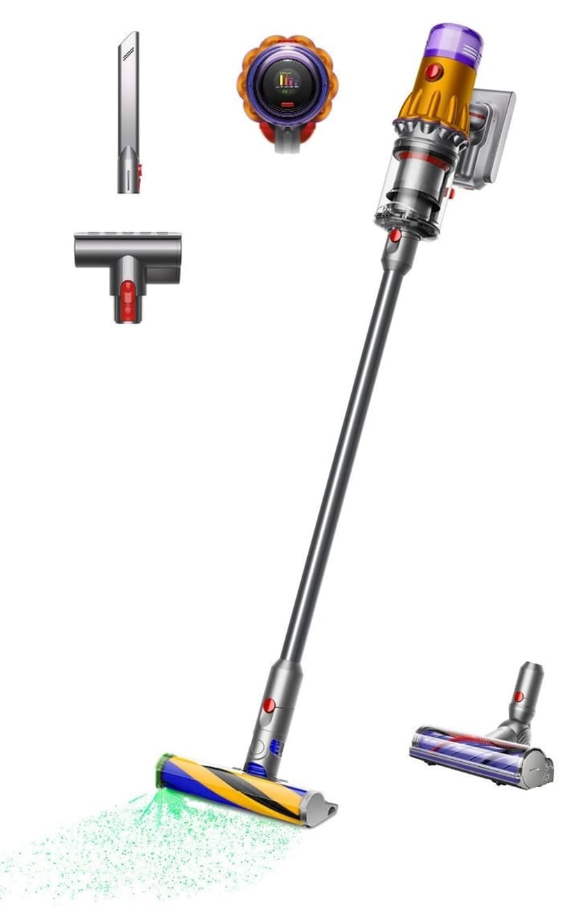 جاروبرقی بیسیم DYSON V12 Detect Slim™ Absolute زرد/نیکل جاروبرقی بیسیم DYSON V12 Detect Slim™ Absolute زرد/نیکل