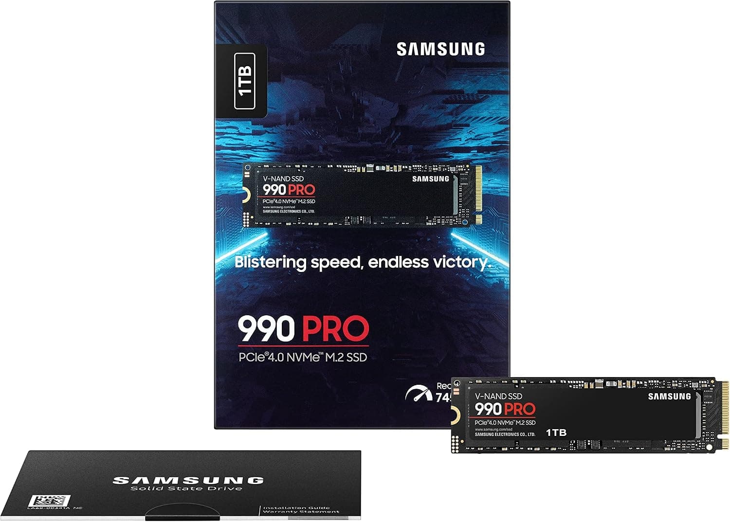 حافظه SSD Samsung 990 PRO مدل MZ-V9P1T0BW ظرفیت 1TB رابط PCIe NVMe M.2 سرعت 7450/6900MB/s حافظه SSD Samsung 990 PRO مدل MZ-V9P1T0BW ظرفیت 1TB رابط PCIe NVMe M.2 سرعت 7450/6900MB/s