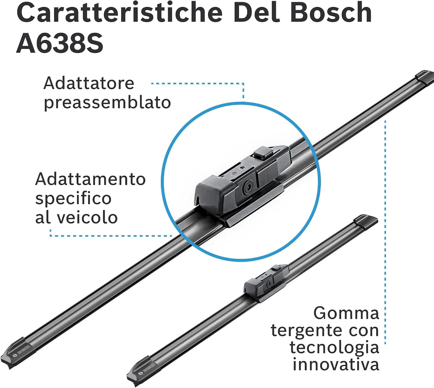 تیغه برفپاککن BOSCH مدل Aerotwin 3397007638 ست ۲ تایی 26 تیغه برفپاککن BOSCH مدل Aerotwin 3397007638 ست ۲ تایی 26