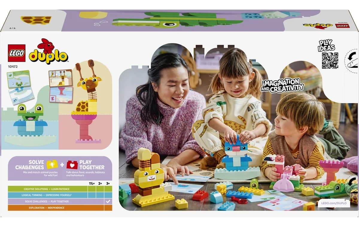 لگو DUPLO آموزشی حیوانات مدل 10472 ۹۴ قطعه 3+ سال لگو DUPLO آموزشی حیوانات مدل 10472 ۹۴ قطعه 3+ سال